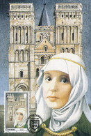 D19005 CARTE MAXIMUM CARD 1987 GUERNSEY - MATILDA - WIFE OF WILLIAM THE CONQUEROR CP ORIGINAL - Famous Ladies