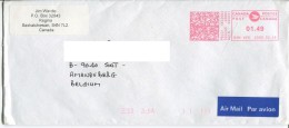 Letter Frm Saskatchewan To Belgium - VERY NICE -see Scan - Poste Aérienne