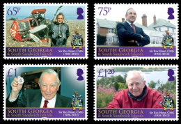 South Georgia 2013 - Hommage A Sir Rex Hunt  - 4v Neuf (MNH) - Georgias Del Sur (Islas)