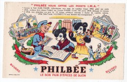 Buvard Efgé - Philbée - Le Bon Pain D´épices De Dijon - Points I.M.A. - Ami Sur La Péniche - La Belle Histoire ... - Honigkuchen-Lebkuchen