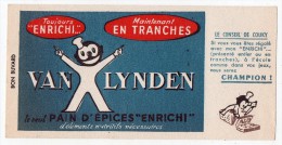 Buvard - Van Lynden Le Seul Pain D'épices "enrichi" - Le Conseil De Couky - Pan De Especias