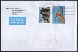 SPAIN BILBAO 2014 - MAILED ENVELOPE - 50th ANNIVERSARY OF SEPI / 75th ANNIVERSARY OF THE SPANISH AIR FORCE - Brieven En Documenten