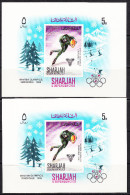 AE-SH	2	SHARJAH-	WINTER OLYMPIC GAMES 1968. STARTING PRICE FOR THE ONE SET - Hiver 1968: Grenoble