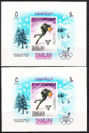 AE-SH	2	SHARJAH-	WINTER OLYMPIC GAMES 1968. STARTING PRICE FOR THE ONE SET - Winter 1968: Grenoble
