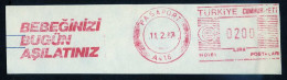 Machine Stamps (ATM) Red Special Cancels PASAPORT 11.2.87 (#42) - Distributeurs