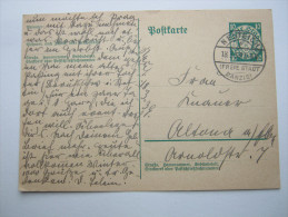 1933 , NEUTEICH  , Klarer Stempel Auf Karte - Postwaardestukken