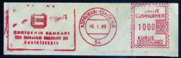 Machine Stamps (ATM) Red Special Cancels KOPRUBASI-ESKISEHIR 15.1.83 (#24) - Automatenmarken