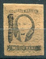 Mexique             6A  Oblitéré    Année 1856 - Mexico