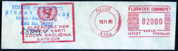 Machine Stamps (ATM) Red Special Cancels ULUS 19.11.85 (#12) - Automaten