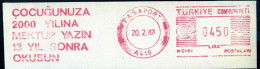 Machine Stamps (ATM) Red Special Cancels PASAPORT 20.2.87 (#8) - Distributeurs