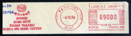 Machine Stamps (ATM) Red Special Cancels PASAPORT 4.10.84 UNICEF (#6) - Automaten