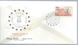 FDC Turquie :   10ème Anniversaire Du Conseil De L'Europe 5/5/59 - European Community