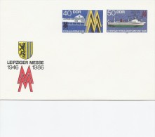 Leipziger Messe 1986. Postal Stationery.   H-46 - Covers - Mint