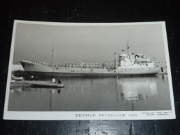 ZEPHIR PETROLIER 1954 - Marius Bar Phot, Toulon - BATEAU PETROLIER - Petroleros