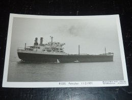 RIGEL PETROLIER 11-2-1971 - Marius Bar Phot, Toulon - BATEAU PETROLIER - Pétroliers