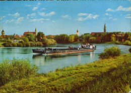 Germany - Postcard Circulated 1973 - Straubing - Partie An Der Donau - 2/scans - Straubing