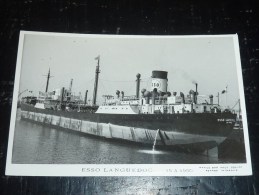 ESSO LANGUEDOC 15-4-1950 - Marius Bar Phot, Toulon - BATEAU PETROLIER - Tankers