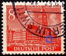 GERMANY BERLIN [1949] MiNr 0046 ( O/used ) [01] Plattenfehler I - Abarten Und Kuriositäten