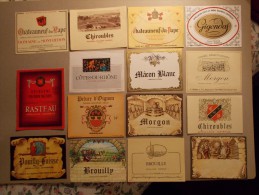 Lot 15 étiquettes De Vin Différentes (10) - Colecciones & Series