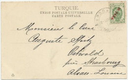 Russia 1908 Russian Post Office In Levant - Constantinople To France - Turkish Empire