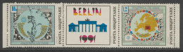 Albanie Albania 1992 Mi 2493 /94 Sc 2402 /03 ** Admission Of Albania To European Security And Co-operation Conference - European Community