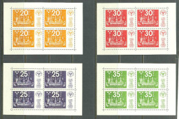 1974 SWEDEN STOCKHOLMIA 4x SOUVENIR SHEETS MICHEL: B2-B5 MNH ** - Hojas Bloque