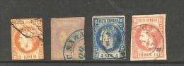 Romania 1868-1870  - Michel 17/20 Complete Set Used - 1858-1880 Fürstentum Moldau