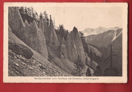 NN-12  Sand-Pyramiden Beim Kurhaus Val Sinestra, Unter-Engadin. Stempel SENT 1916 Für Cahors France - Sent