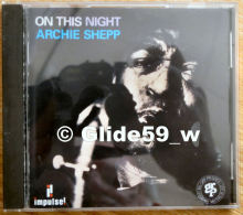 Archie Shepp - On This Night - Sonstige & Ohne Zuordnung