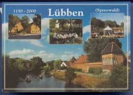 LÜBBEN Karte Gel.m.Sondermarke - Luebben (Spreewald)