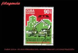 USADOS. CUBA. 2013-17 50 ANIVERSARIO DEL MINISTERIO DE LA CONSTRUCCIÓN - Gebruikt