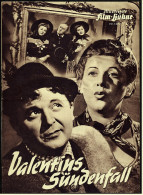 Illustrierte Film-Bühne  -  "Valentins Sündenfall"  -  Mit Josef Egger , Sepp Rist -  Filmprogramm Nr. 1375 Von Ca. 1951 - Magazines