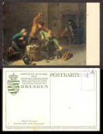 Card Players Germany MNH Postcard - Playing Cards