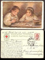 Card Players Russia  Postcard Gone Post 1909 - Carte Da Gioco