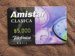 Prepaid Phonecard, Amistar,Watch,used - Chili