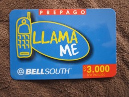 Bell South Prepaid Phonecard, Used - Chili