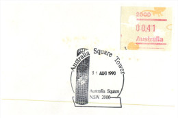 (901) Australia - Selection Of City Postamrks (1990) 4 Differents (Aus Square - Broadway - Port Fairy - Queen Vic) - Covers & Documents