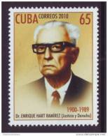 2010.5 CUBA MNH 2010 COMPLETE SET LAWYER ENRIQUE HART. ABOGADO. - Unused Stamps