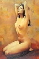 Oil Painting Nude Naked  ,  Postal Stationery -Articles Postaux -Postsache F (Y11-72) - Nudes