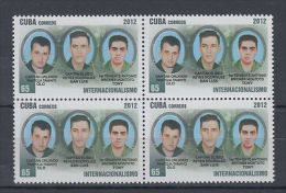 2012.87 CUBA MNH 2012 HEROES DEL MININT Y LA SEGURIDAD DEL ESTADO. BLOCK4. ESPIONAKE. SPY. - Unused Stamps