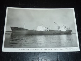 ESSO PARENTIS PETROLIER 11-7-1967 - Bateau Pétrolier - Pétroliers