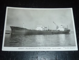 ESSO PARENTIS PETROLIER 11-7-1967 - Bateau Pétrolier - Petroleros