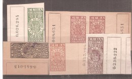 Ficha Fiscales De Cuba. - Cuba (1874-1898)