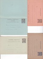 Réunion - 4 Entier :  ACEP - Carte Postale CP 6 + 7  + Carte-lettre CL 1 + 2  - Cote 34 Euros - - Covers & Documents