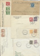 SUEDE - 1900/1947 - LOT De 40 ENVELOPPES + CARTES - LA PLUPART Pour La SUISSE - Covers & Documents