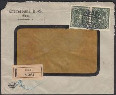 Yugoslavia 1923, Registered Cover Graz  To Zagreb W./ Postmark Graz - Brieven En Documenten