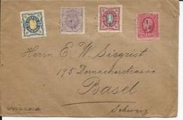 SUEDE - 1910 - ENVELOPPE Pour BASEL (SUISSE) - Briefe U. Dokumente