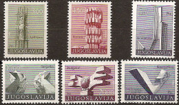 YUGOSLAVIA 1974 Monuments Definitive Set MNH - Unused Stamps