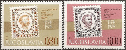 YUGOSLAVIA 1974 Montenegro Stamp Centenary Set MNH - Ungebraucht