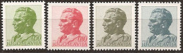 YUGOSLAVIA 1974 President Tito Definitive Set MNH - Ungebraucht